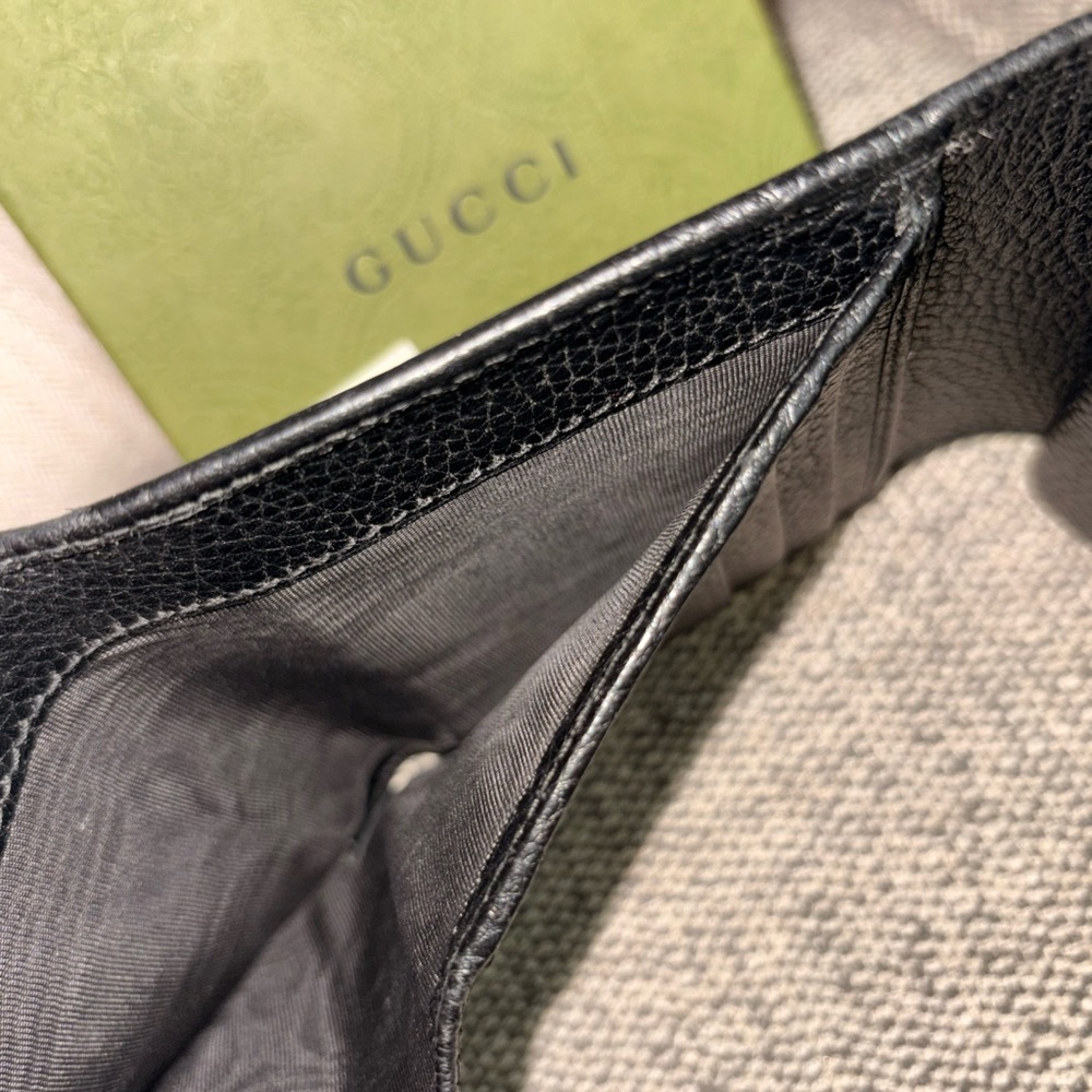 Gucci Black Leather Card Holder - Picture 8 of 11